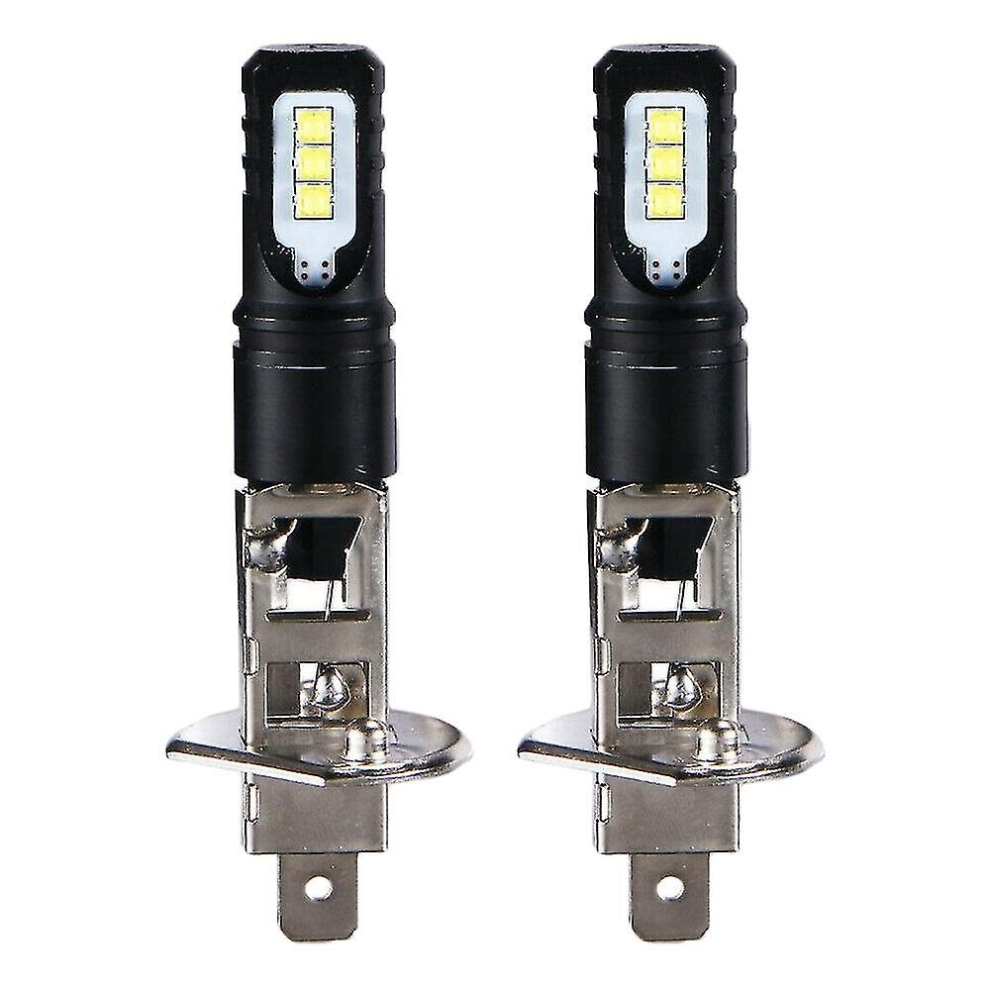 2X H1 6000K Super Bright 6000Lm Drl Led Headlight Kit High-Beam White 6956162893124