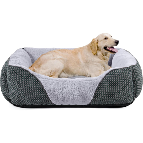 Extra Large Dog Bed, Washable Dog Bed XL Super Soft Plush Dog Bed with