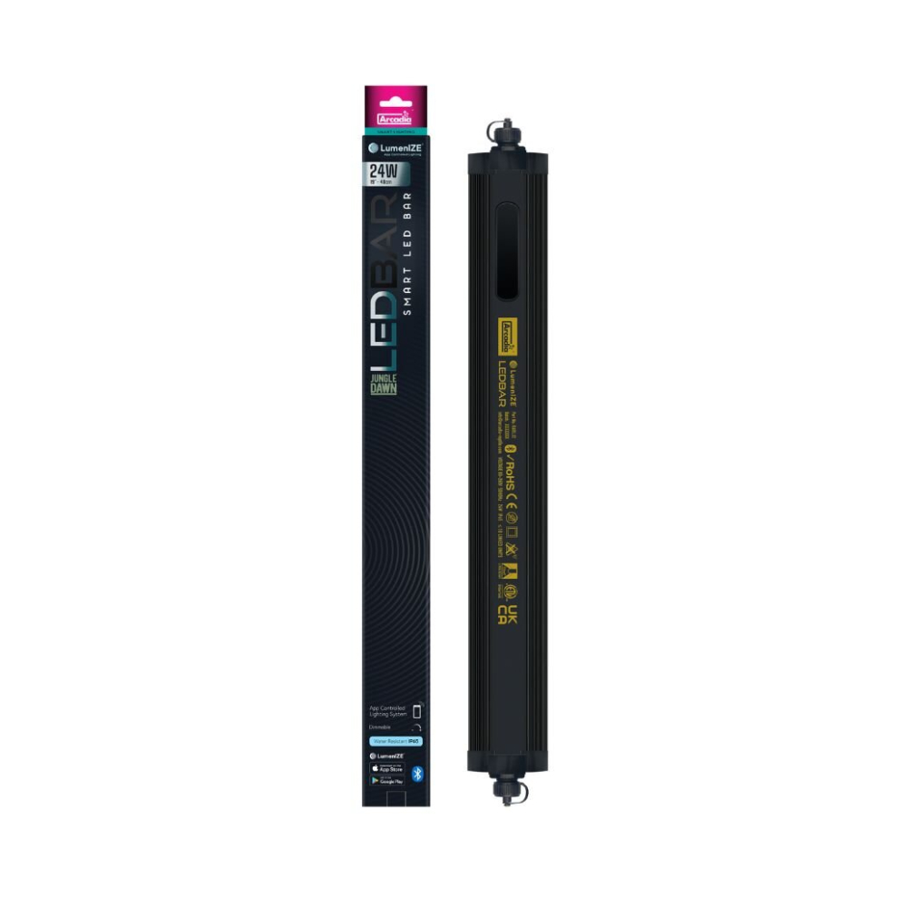 Arcadia (470Mm (19") 24W) Lumenize Jungle Dawn Led Bar Reptile Light