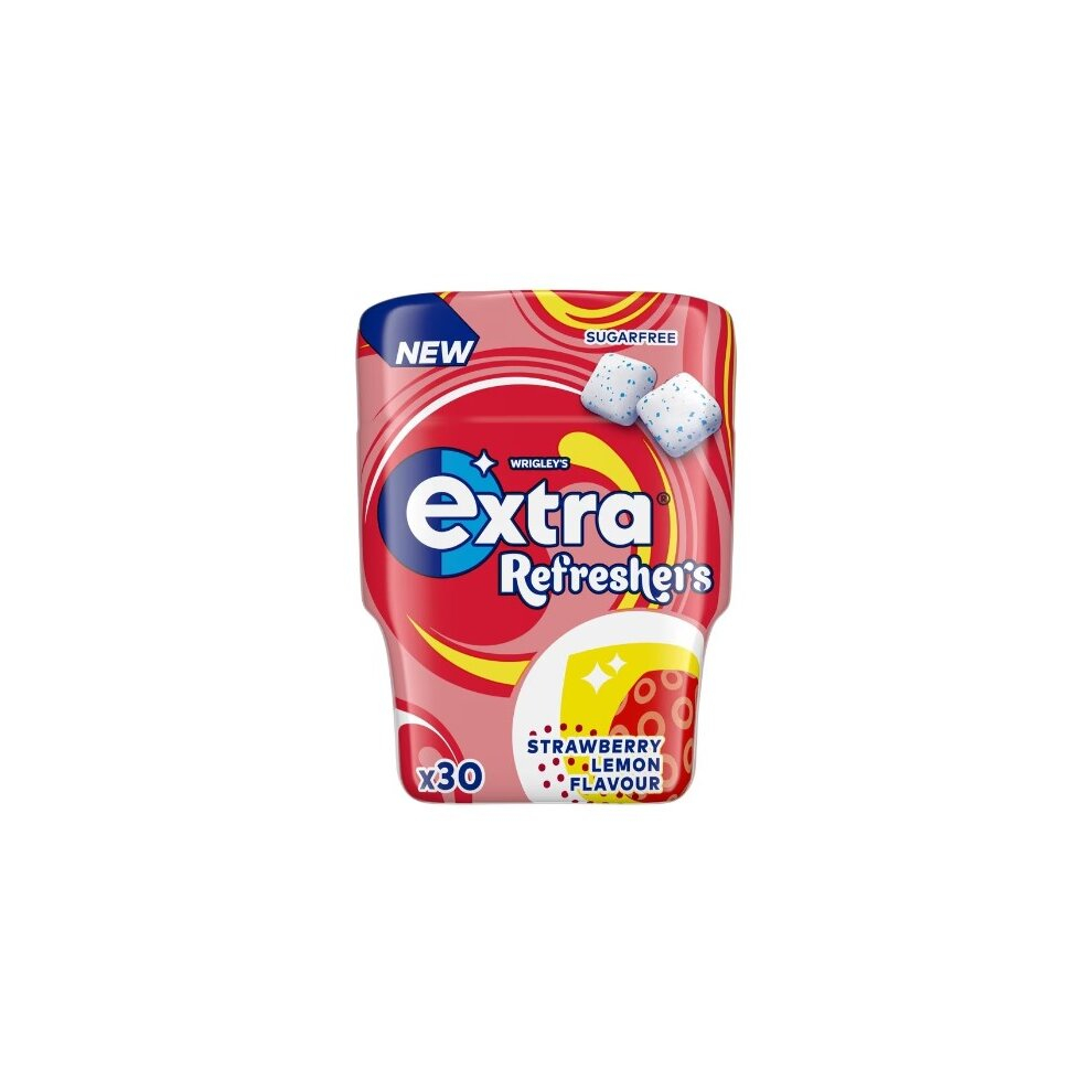 2 X Extra Refreshers Sugar Free Chewing Gum 30 Pieces 67G