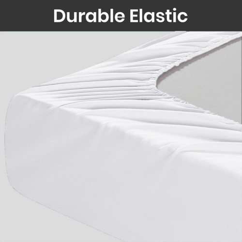 (King Bed Sheet (16"/40CM)) Extra Deep 40cm Fitted Sheets 40cm White Bed Sheet 2