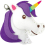 Unicorn Felt Bag Clip Sewing Kit 1
