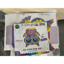Owl and Butterfly Wall Deco LED Paper Craft Kit (Makes 2)