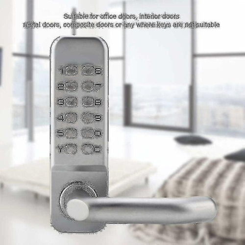Waterproof Mechanical Code Lock, 1-11 Digit Code Combination Security Password Coded Lock Keyless Me 1