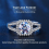 925 Sterling Silver Princess Solitaire Cushion Cut Ring Square 3