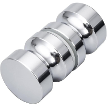 Aluminum Alloy Shower Door Pair Handle Knob,groove Shower Door Handle Knobs,handles Knobs For B Team