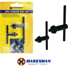 Marksman 2x Chuck Key Set – Hardened Steel, Fits 10mm & 13mm Chucks for Drills & Lathes