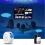 (White) Led Smart Star Projector 3d Galaxy Cloud Star Light Projector Bedroom Night Light 2