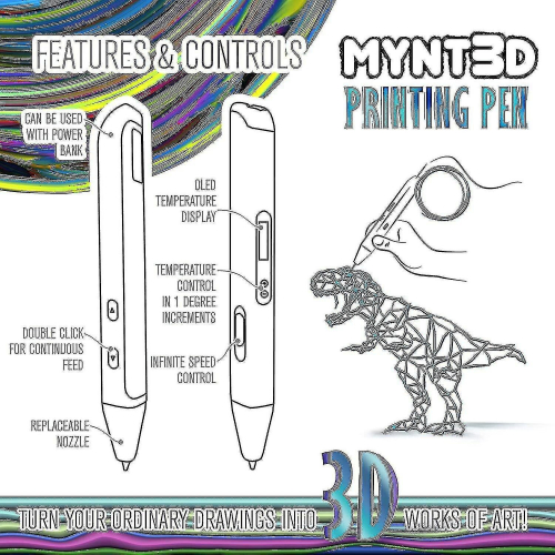 Professional Printing 3d Pen With Oled Display High Quality 1