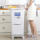 Living And Home 38L White Double-Layer Three-Compartment Trash Can with Wheels 2