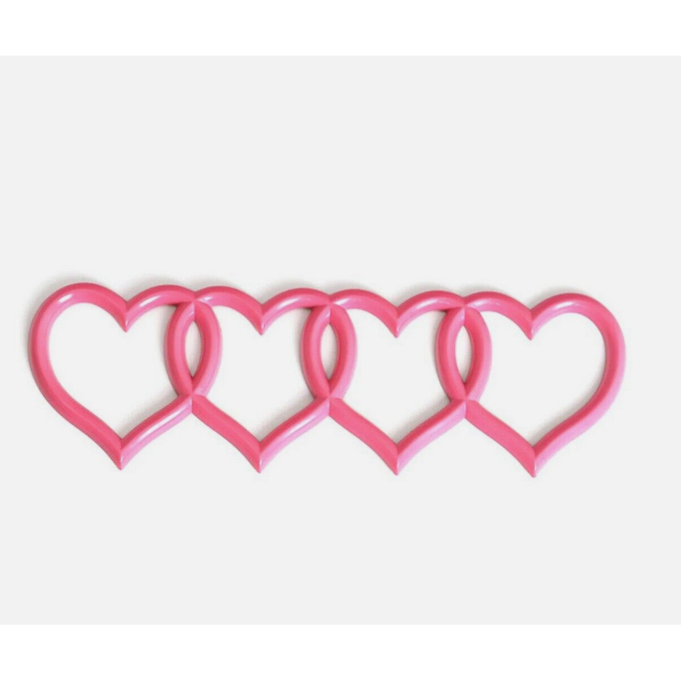 Love Heart Rear Trunk Lid Badge Emblem Ring For Audi A3 A4 A6 A8 Q3 Pink 8381923440558