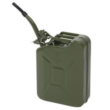 20L Metal Jerry Can Military Container Store Fuel Oil/Petrol/Diesel+Spout
