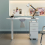 Living And Home White Professional Manicure Table Nail Station with Dust Collector 2