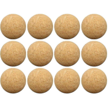 12pcs Cork Balls For Table Football, Natural Cork Balls Very Quietly (diameter 36mm)