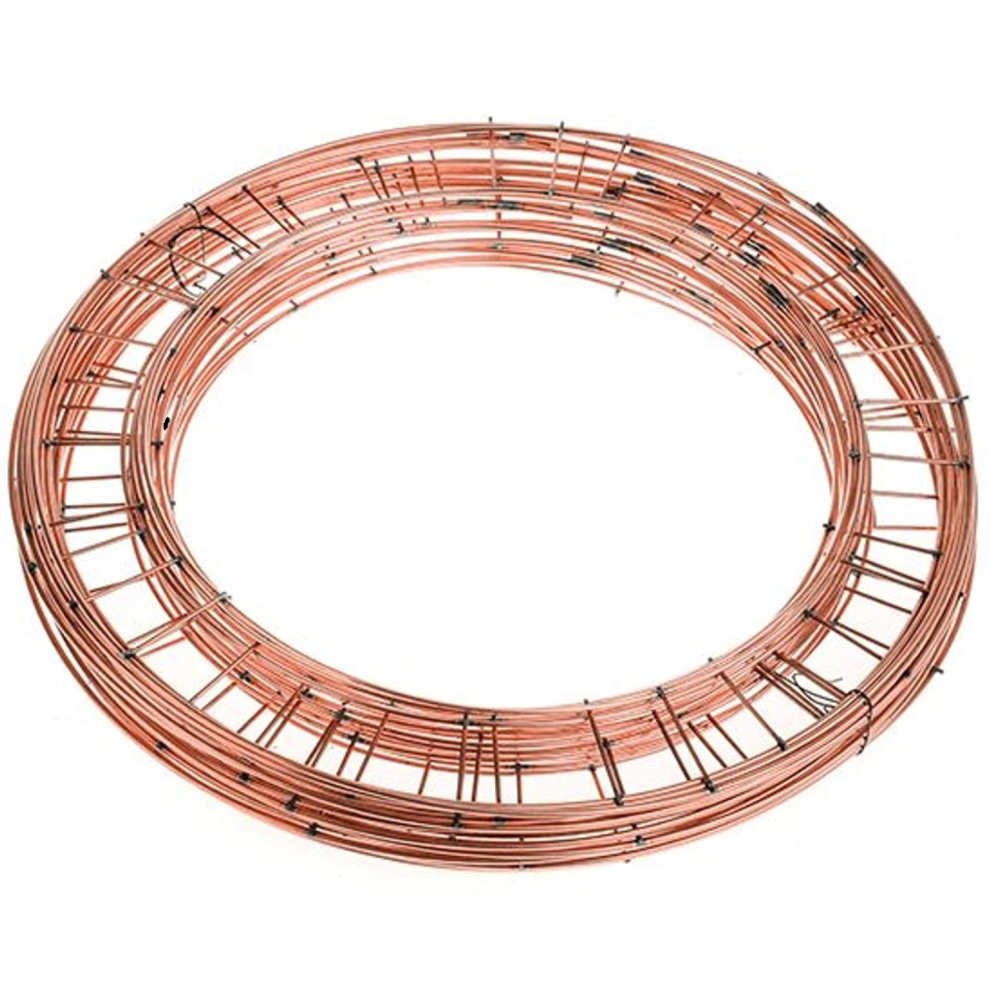 Taskar 12" 30Cm Wire Wreath Making Ring Copper (20 Pack)