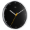 Braun Braun Classic Analogue Wall Clock with Silent Sweep Movement - Black 4