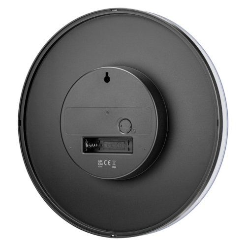 Braun Braun Classic Analogue Wall Clock with Silent Sweep Movement - Black 1