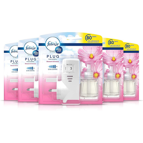 Febreze Ambi Pur Air Freshener Plug In Diffuser Refill Starter Kit Ml X On Onbuy