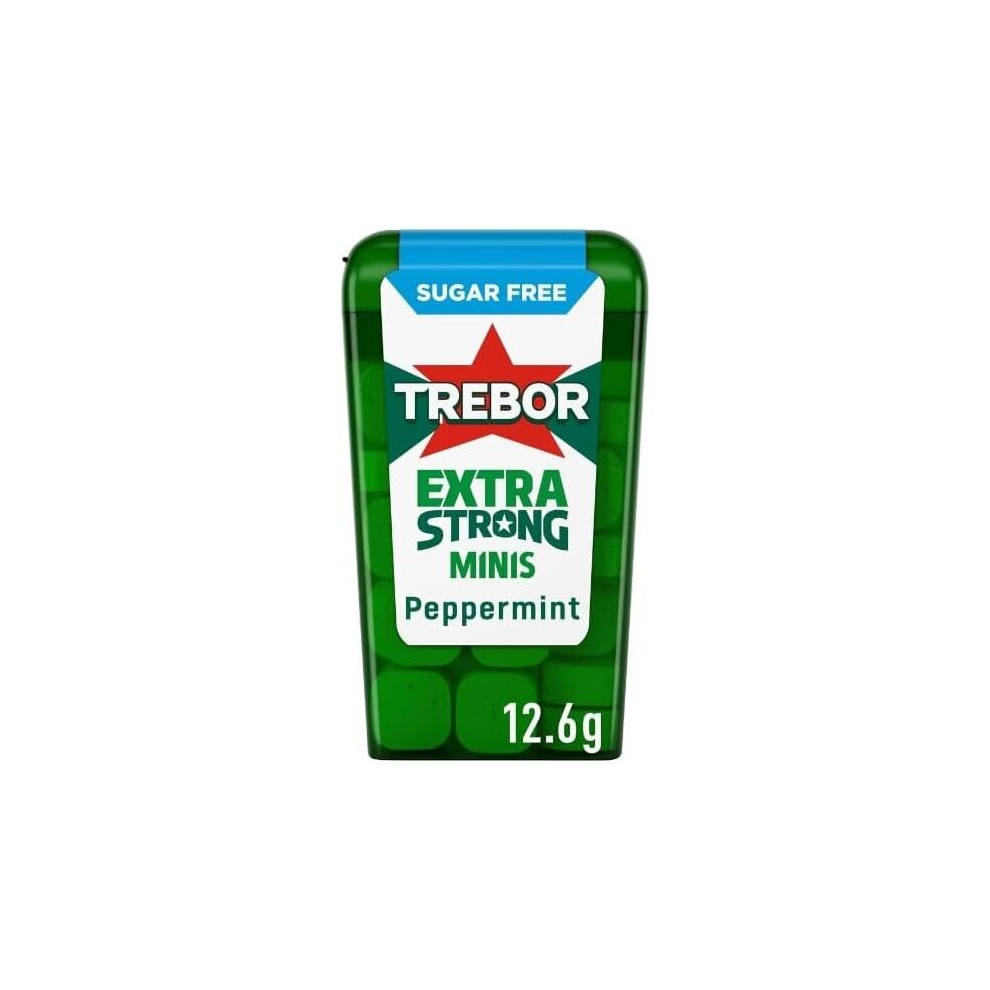 3 x Trebor Mighties Extra Strong Sugar Free Mints 12.5g