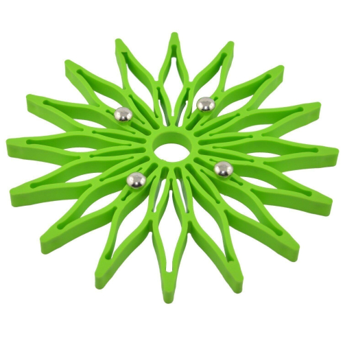 (Green) 3 Trivet for Hot Dishes Dining Table Pot, Heat 1