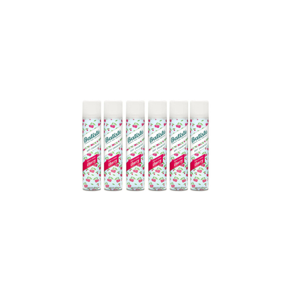 6 x Batiste Dry Shampoo - Cherry, 200ml