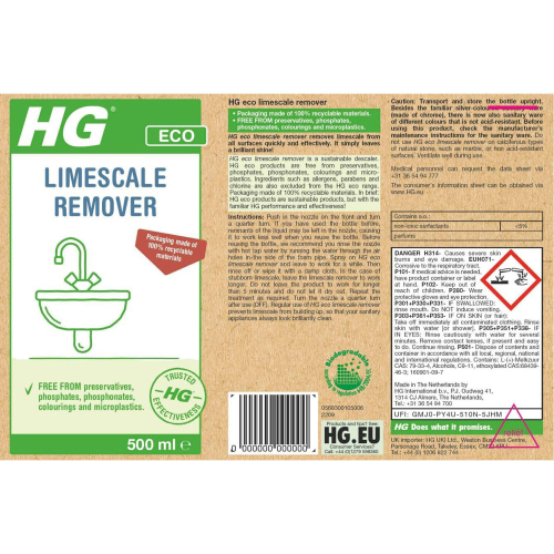 HG HG ECO Limescale Remover - 500ml 2