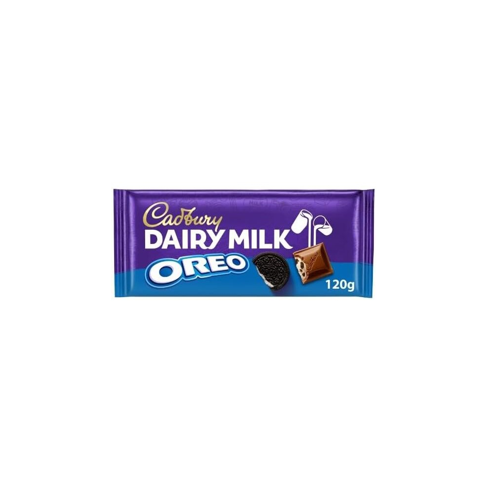Cadbury 3 X Dairy Milk Oreo Chocolate Bar 120G