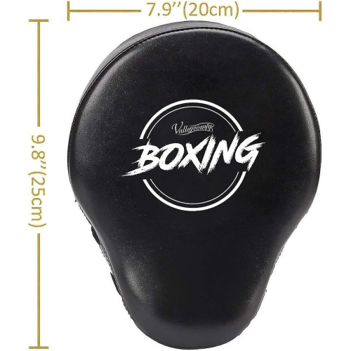 Boxing Mitts For Training - Punching Blocking Pad For Boxing - Black And White 1