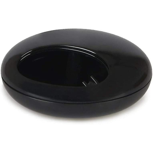 Pebble Ashtray With Lid(black) 1