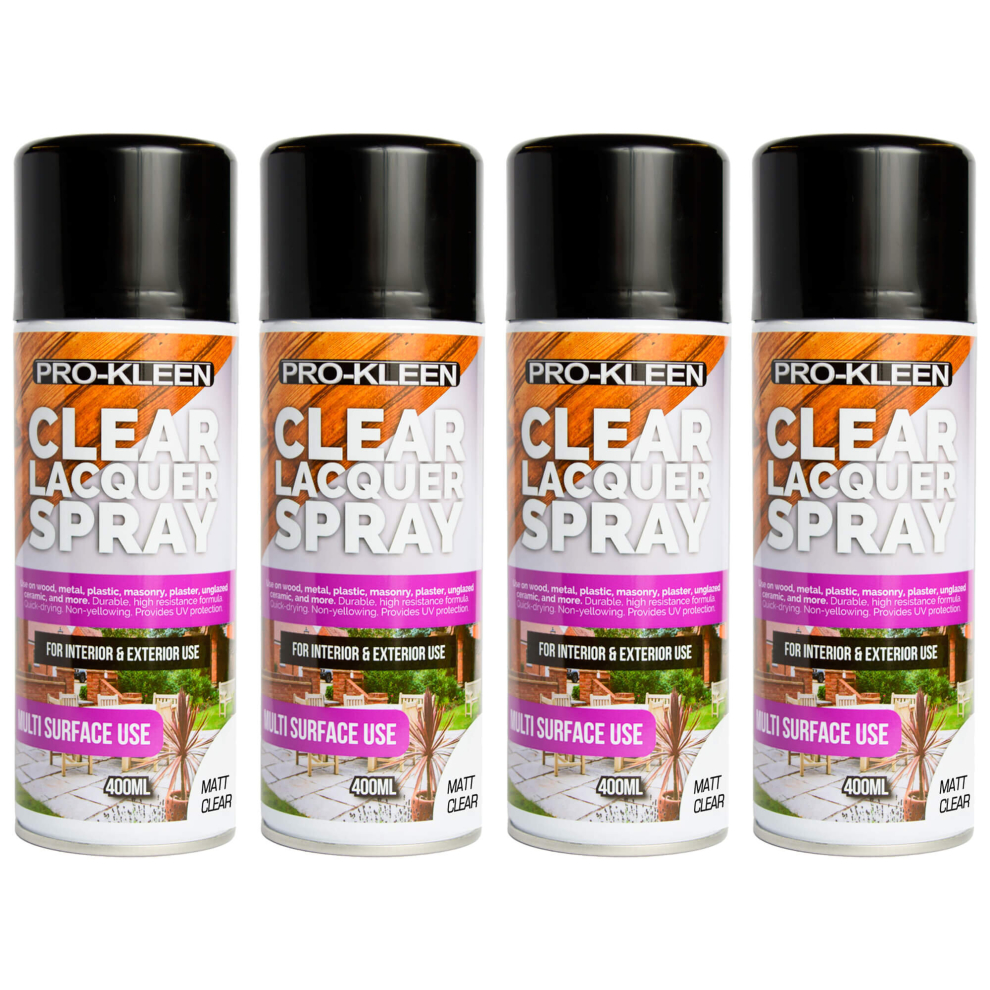 Pro-Kleen (Matt, 4) Multi-Surface Clear Lacquer Spray