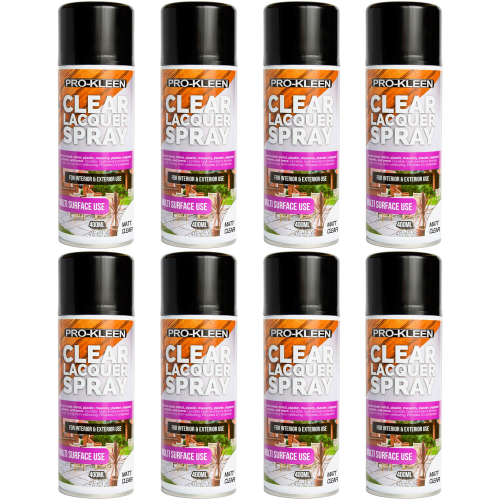 Pro-Kleen (Matt, 8) Pro-Kleen Multi-surface Clear Lacquer Spray