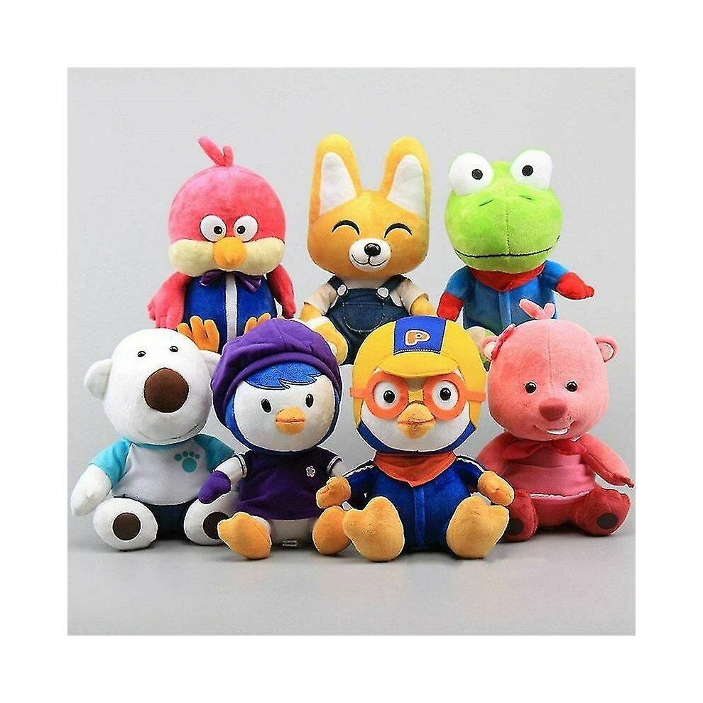 12" Pororo Plush Dolls Korean Animation Dolls Soft Stuffed Animals Toy