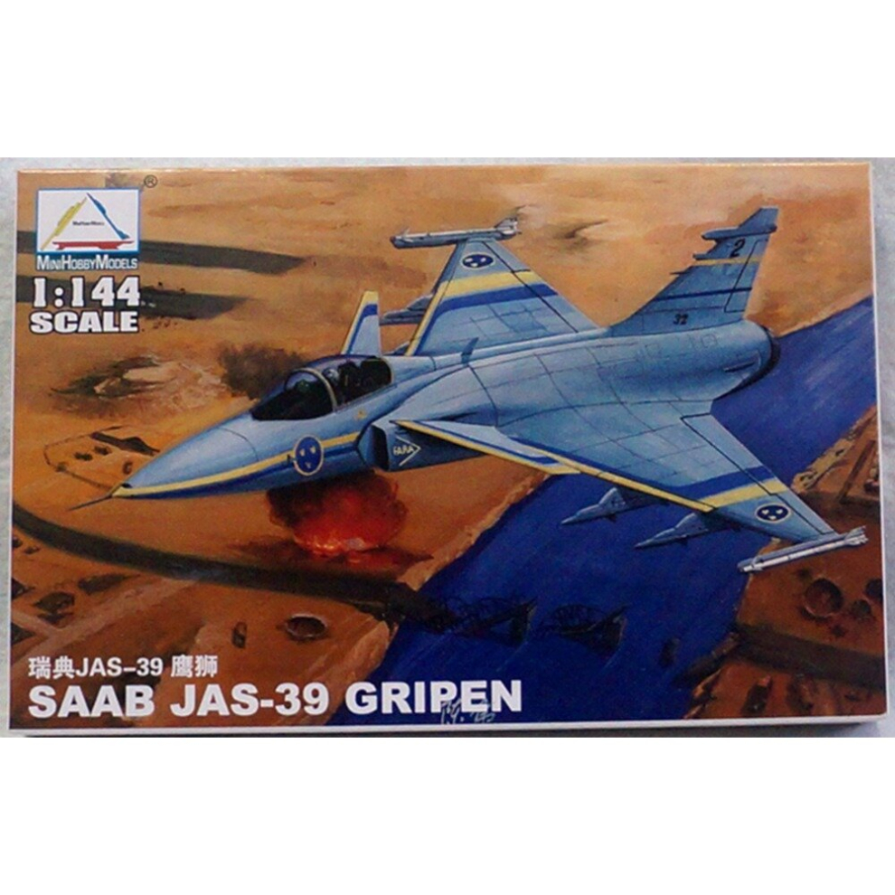 Minihobby 80425 Se Saab Jas-39 Gripen Plastic Model Kits Assembled Aircraft 1/144