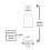 Alpina (Blue) Stainless Steel Water Bottle Double Wall Vacuum 2