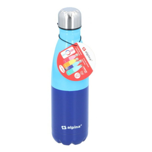 Alpina (Blue) Stainless Steel Water Bottle Double Wall Vacuum 2
