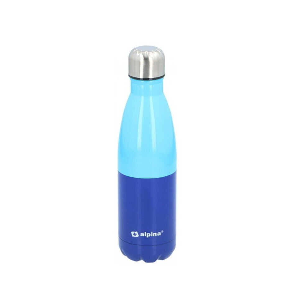 (Blue) Stainless Steel Water Bottle Double Wall Vacuum