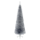 AAMEN 6.6ft Silver Tinsel Pencil Pine Artificial Christmas Tree 1