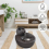 Cat Drinking Fountain, Silent Quiet Cat Water Dispenser Ceramic, Black 4