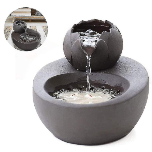 Cat Drinking Fountain, Silent Quiet Cat Water Dispenser Ceramic, Black 1