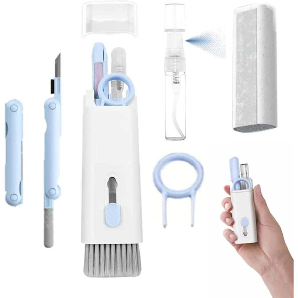7-In-1 Electronics Cleaner Kit - Keyboard Cleaner Kit Portable Multifunctional Cleaning Tool For Pc Monitor/Earbud/Cell Phone/Laptop/Computer/Bluetoo 6956163022073