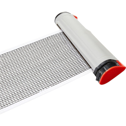 Table Tennis Set with Expanding Net to Fit Any Table,Red / Black 1