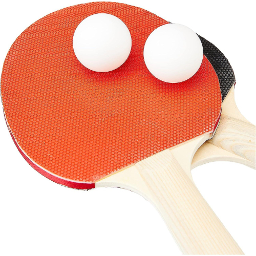 Table Tennis Set with Expanding Net to Fit Any Table,Red / Black 2