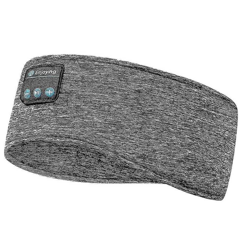 Gray Sleep Eye Mask With Bluetooth 5.0 Headphones Soft Elastic Comfortable Headband Asmr Sleeping Band 10H Music