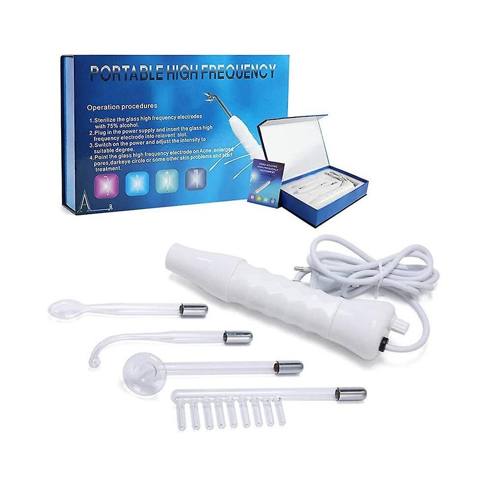 Portable High Frequency, Micro Current Electrotherapy Beauty And Acne Removal Instrument, Electrotherapy Stick