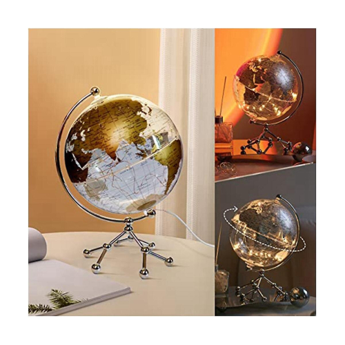 8inch World Globe,illuminated World Globe With Metal Stand,educational Interactive Globe, Led Globe 2