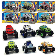 Blaze And The Monster Machines Vehicles Kids Toy Racer Cars Trucks Gift 6pcs Set