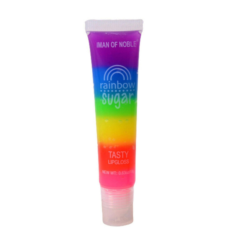 Rainbow Sugar Tasty Lipgloss Transparent Lipgloss Moisturizing Nourishing Lip Balm