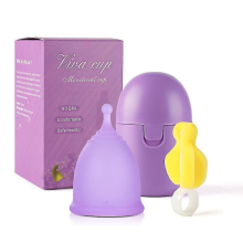 Menstrual Cups sterilized Storage Box - All You Need To Start Your Menstrual Cup Journey! - Feminine Hygiene - Leak-free - Up To 99.10% Purple