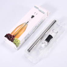 Wine Cooler,wine Chiller With Stainless Steel Wine Pouer And Chill Rod,wine Bottle Cooler Stick