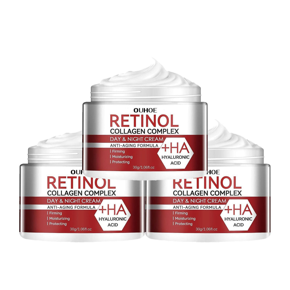 (3Pcs) Retinol Collagen Complex Face Moisturizer Day Cream